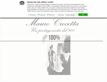 Tablet Screenshot of crocettamauro.it